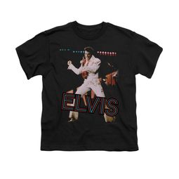Elvis Presley Shirt Kids Hit The Lights Black T-Shirt