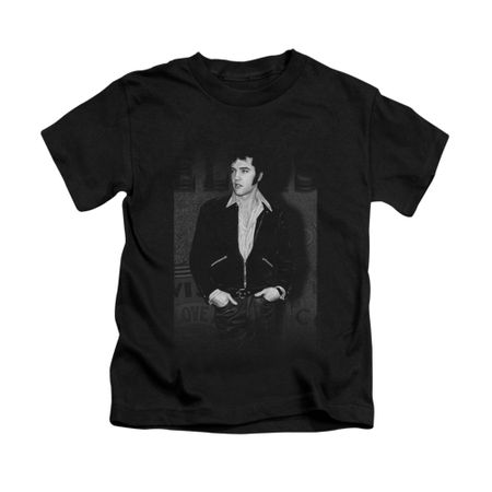 Elvis Presley Shirt Kids Just Cool Black T-Shirt