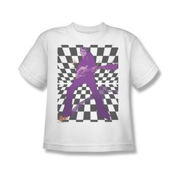 Elvis Presley Shirt Kids Let's Rock White T-Shirt