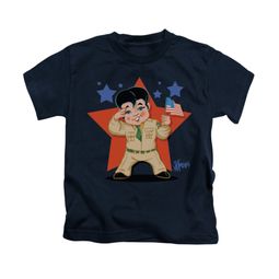 Elvis Presley Shirt Kids Lil GI Navy T-Shirt Elvis Presley Shirt Kids Lil GI Navy T-Shirt