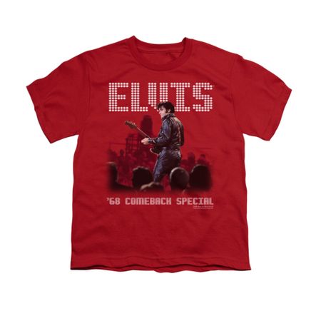 Elvis Presley Shirt Kids Return Of The King Red T-Shirt