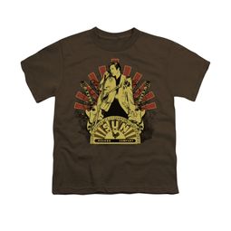 Elvis Presley Shirt Kids Rising Brown T-Shirt