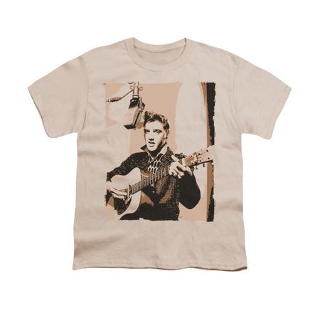 Elvis Presley Shirt Kids Sepia Studio Cream T-Shirt