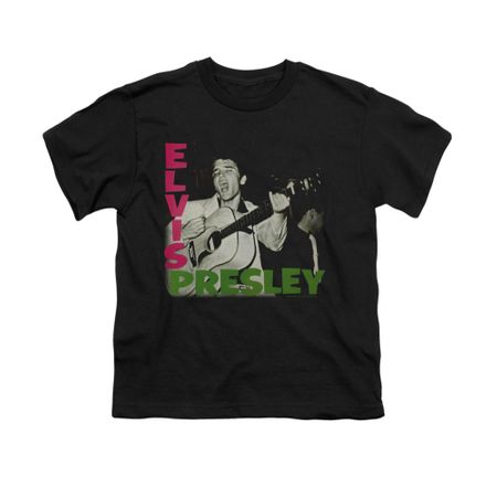 Elvis Presley Shirt Kids Sing It Black T-Shirt