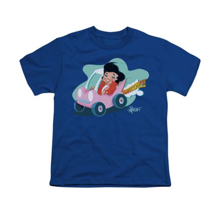 Elvis Presley Shirt Kids Speedway Royal Blue T-Shirt