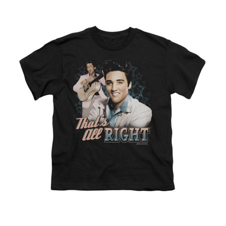 Elvis Presley Shirt Kids That's All Right Black T-Shirt