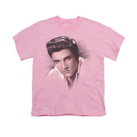 Elvis Presley Shirt Kids The Stare Pink T-Shirt