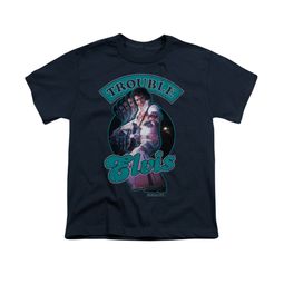 Elvis Presley Shirt Kids Total Trouble Soundtrack Navy T-Shirt Elvis Presley Shirt Kids Total Trouble Soundtrack Navy T-Shirt