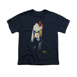 Elvis Presley Shirt Kids Yellow Scarf Navy T-Shirt