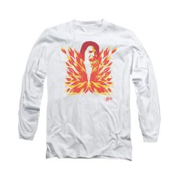 Elvis Presley Shirt Latest Flame Long Sleeve White Tee T-Shirt