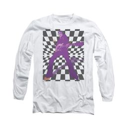 Elvis Presley Shirt Let's Rock Long Sleeve White Tee T-Shirt