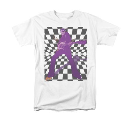 Elvis Presley Shirt Let's Rock White T-Shirt
