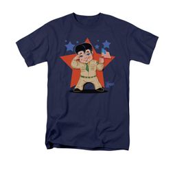 Elvis Presley Shirt Lil GI Navy T-Shirt Elvis Presley Shirt Lil GI Navy T-Shirt