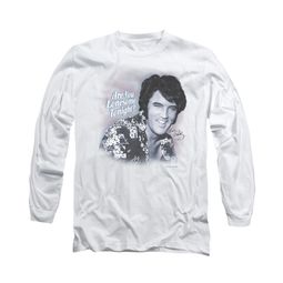 Elvis Presley Shirt Lonesome Tonight Long Sleeve White Tee T-Shirt