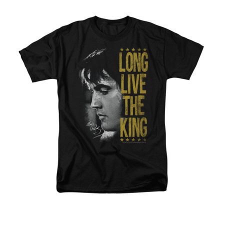 Elvis Presley Shirt Long Live Black T-Shirt