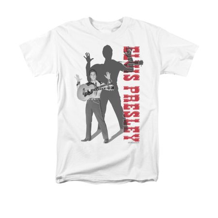 Elvis Presley Shirt Look No Hands White T-Shirt