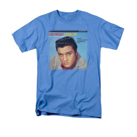 Elvis Presley Shirt Loving You Soundtrack Carolina Blue T-Shirt