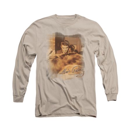 Elvis Presley Shirt One At A Time Long Sleeve Sand Tee T-Shirt