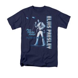 Elvis Presley Shirt One Night Only Navy T-Shirt Elvis Presley Shirt One Night Only Navy T-Shirt