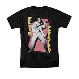 Elvis Presley Shirt Pink Rock Black T-Shirt Elvis Presley Shirt Pink Rock Black T-Shirt