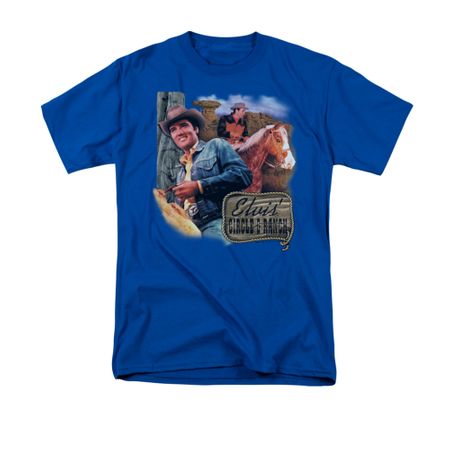 Elvis Presley Shirt Ranch Royal Blue T-Shirt