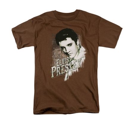 Elvis Presley Shirt Rugged Brown T-Shirt