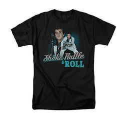 Elvis Presley Shirt Shake Rattle And Roll Black T-Shirt Elvis Presley Shirt Shake Rattle And Roll Black T-Shirt