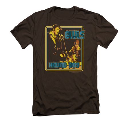 Elvis Presley Shirt Slim Fit Cryin All The Time Brown T-Shirt
