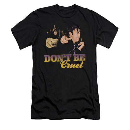 Elvis Presley Shirt Slim Fit Don't Be Cruel Black T-Shirt