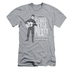 Elvis Presley Shirt Slim Fit In Person Athletic Heather T-Shirt
