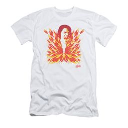 Elvis Presley Shirt Slim Fit Latest Flame White T-Shirt