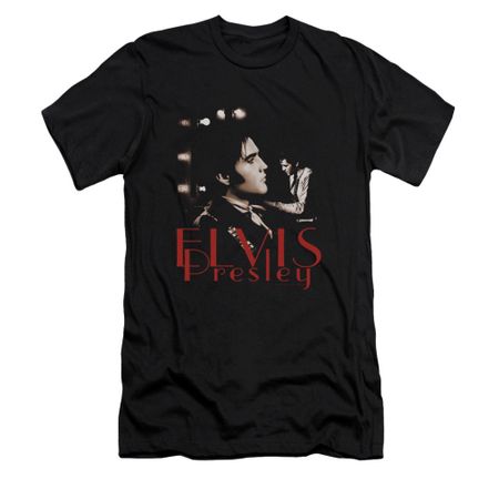 Elvis Presley Shirt Slim Fit Memories Black T-Shirt