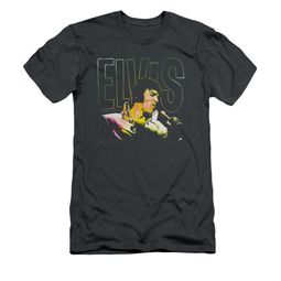 Elvis Presley Shirt Slim Fit Multicolored Charcoal T-Shirt Elvis Presley Shirt Slim Fit Multicolored Charcoal T-Shirt
