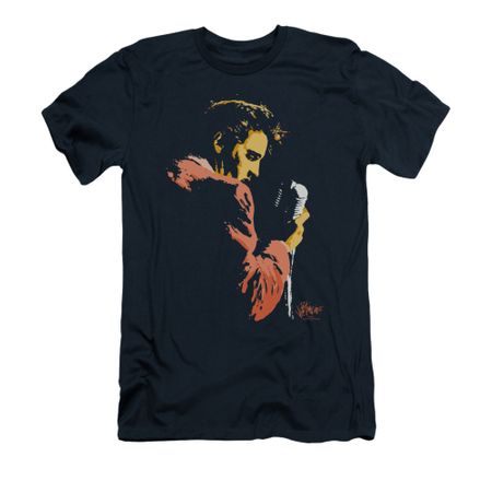 Elvis Presley Shirt Slim Fit Quick Paint Navy T-Shirt