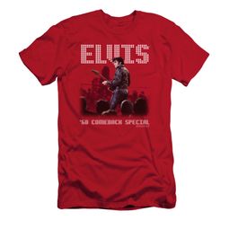 Elvis Presley Shirt Slim Fit Return Of The King Red T-Shirt Elvis Presley Shirt Slim Fit Return Of The King Red T-Shirt