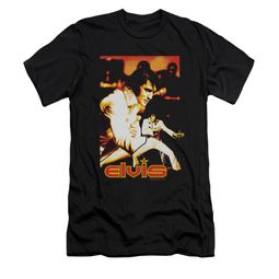 Elvis Presley Shirt Slim Fit Showman Black T-Shirt