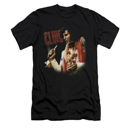Elvis Presley Shirt Slim Fit Soulful Black T-Shirt