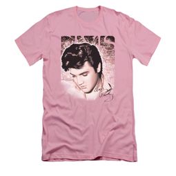 Elvis Presley Shirt Slim Fit Star Light Pink T-Shirt
