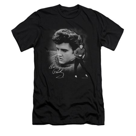 Elvis Presley Shirt Slim Fit Sweater Black T-Shirt