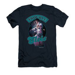 Elvis Presley Shirt Slim Fit Total Trouble Soundtrack Navy T-Shirt Elvis Presley Shirt Slim Fit Total Trouble Soundtrack Navy T-Shirt
