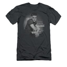 Elvis Presley Shirt Slim Fit Trouble Charcoal T-Shirt Elvis Presley Shirt Slim Fit Trouble Charcoal T-Shirt