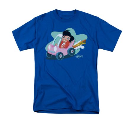Elvis Presley Shirt Speedway Royal Blue T-Shirt