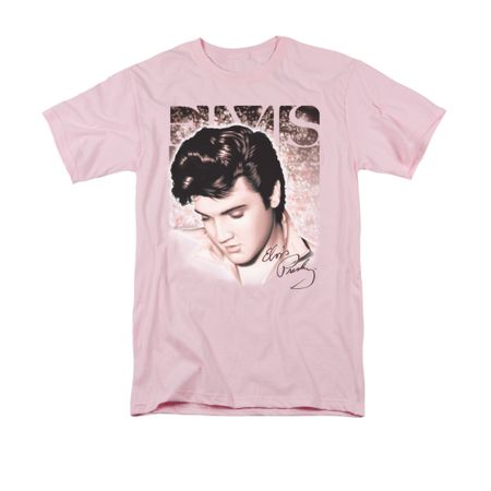 Elvis Presley Shirt Star Light Pink T-Shirt