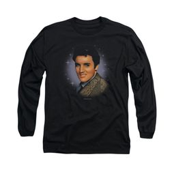 Elvis Presley Shirt Starlite Long Sleeve Black Tee T-Shirt
