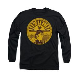Elvis Presley Shirt Sun Records Full Logo Long Sleeve Black Tee T-Shirt Elvis Presley Shirt Sun Records Full Logo Long Sleeve Black Tee T-Shirt