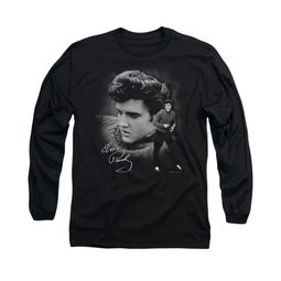 Elvis Presley Shirt Sweater Long Sleeve Black Tee T-Shirt