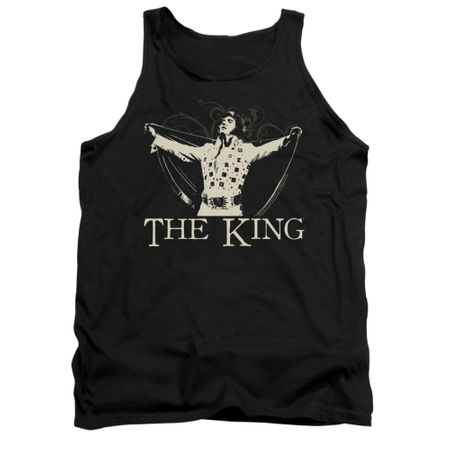 Elvis Presley Shirt Tank Top Cape Black Tanktop