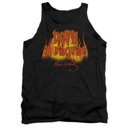 Elvis Presley Shirt Tank Top Devil In Disguise Black Tanktop Elvis Presley Shirt Tank Top Devil In Disguise Black Tanktop