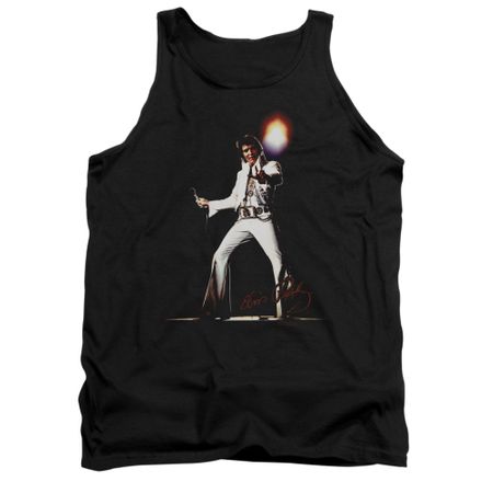 Elvis Presley Shirt Tank Top Glorious Black Tanktop