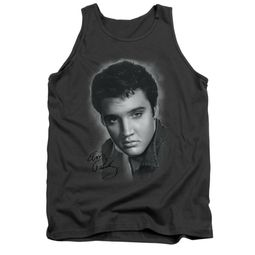 Elvis Presley Shirt Tank Top Grey Portrait Charcoal Tanktop Elvis Presley Shirt Tank Top Grey Portrait Charcoal Tanktop